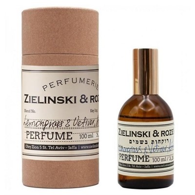 (LUX) Zielinski & Rozen Lemongrass & Vetiver, Amber EDP 100мл