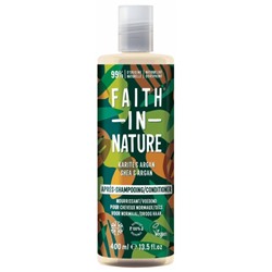Faith In Nature Apr?s-Shampoing au Karit? et Argan pour Cheveux Normaux ? Secs 400 ml