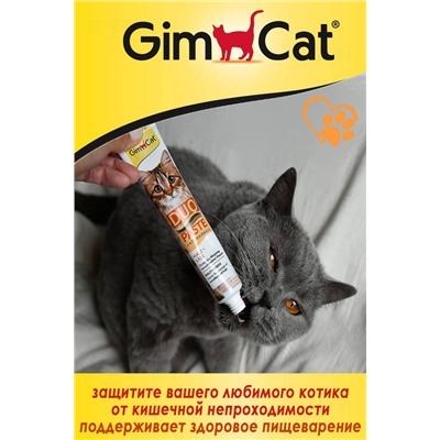GIMCAT PASTA DUO д/кошек солод и сыр 50гр