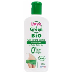 Love and Green Gel Lavant Intime Hydratant Bio 200 ml