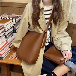 Набор сумок из 2 предметов арт А4, цвет:коричневый