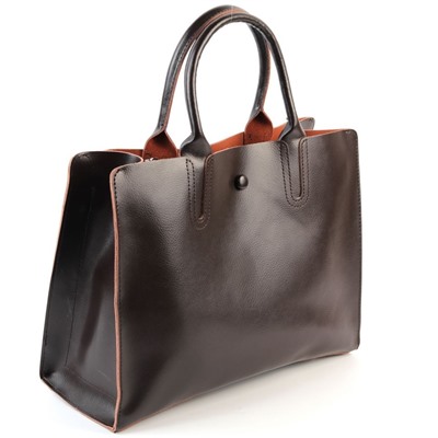 Женская кожаная сумка 3711-220 Браун
