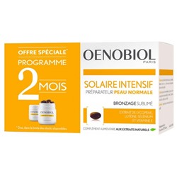 Oenobiol Solaire Intensif Pr?parateur Peau Normale Lot de 2 x 30 Capsules