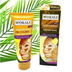 Золотая маска для лица Wokali Whitening Gold Caviar Peel Off Mask, 130 мл