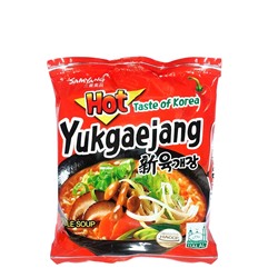 Лапша быстрого приготовления с острым вкусом с овощами Юкедянг Samyang 130гр