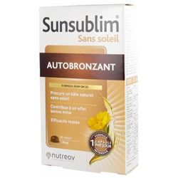 Nutreov Sunsublim Autobronzant 28 Capsules