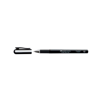 Гелевая ручка Super True Gel, черный, 0,7 мм, в картонной коробке, 10 шт