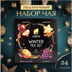 Подарочный набор чая в пакетиках Curtis Winter Tea Set, ассорти, 4 вкуса, 24 пакетика