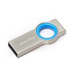 Флешка Smartbuy 032GBMC2, 32 Гб, USB2.0, чт до 20 Мб/с, зап до 10 Мб/с, синяя