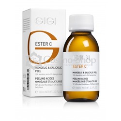 GiGi Ester C Mandelic & Salicylic Acid 100ml/ Пилинг-коктейль миндальный 13% + салициловый 2% 100мл