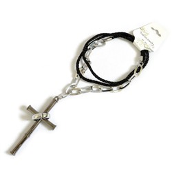 Ожерелье  "Крест с кольцом"