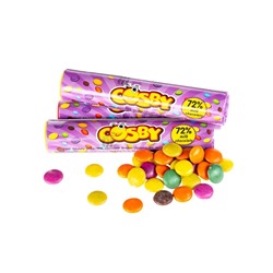Шоколадные конфеты драже Cosby Bon BEBETO в разноцветной сахарной глазури 81гр (ряд 3шт)
