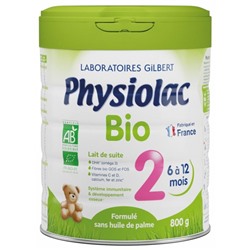 Physiolac Bio 2 6 ? 12 Mois 800 g