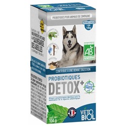 V?tobiol Probiotiques Detox+ Grand Chien Bio 104 g