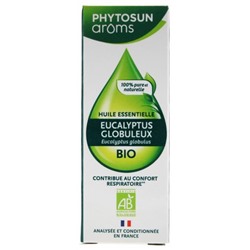 Phytosun Ar?ms Huile Essentielle Eucalyptus Globuleux (Eucalyptus globulus) Bio 10 ml