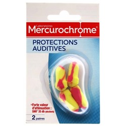 Mercurochrome Protections Auditives 2 Paires