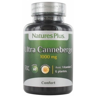 Natures Plus Ultra Canneberge 1000 mg 60 Comprim?s