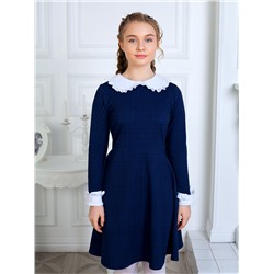 Школьное платье "Екатерина",синий