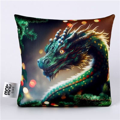 Антистресс-подушка «Зелёный дракон»