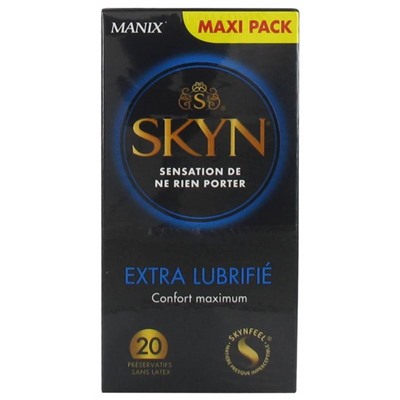 Manix Skyn Extra Lubrifi? 20 Pr?servatifs