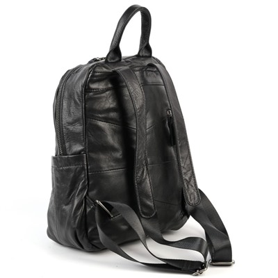 Кожаный рюкзак 8116 Блек
