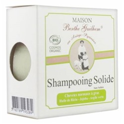 Maison Berthe Guilhem Shampoing Solide Bio Cheveux Normaux ? Gras 100 g