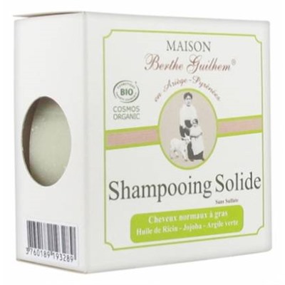 Maison Berthe Guilhem Shampoing Solide Bio Cheveux Normaux ? Gras 100 g