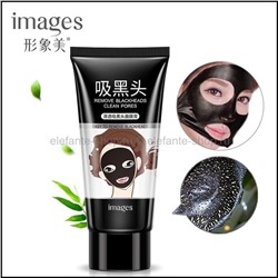 Очищающая маска-плёнка с бамбуковым углём IMAGES Blackhead Removal Bamboo Charcoal Black Mask 60ml