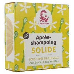 Lamazuna Apr?s-Shampoing Solide aux Douces Notes Vanill?es Bio 74 ml