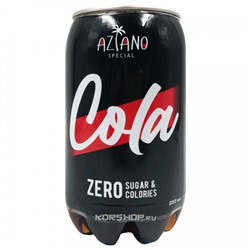 Газированный б/а напиток Кола Зеро Cola Zero Aziano, 350 мл Акция