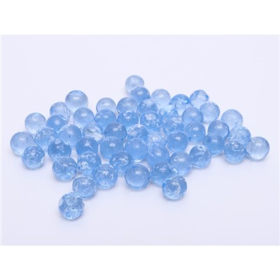 Стеклянные шарики (эрклез) "РДН", фр 20 мм, Голубые, 0,5 кг