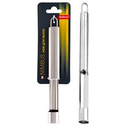 Нож для яблок из нержавеющей стали, NIMBUS, 20*2 см, овальная ручка с подвесом