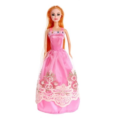 Кукла-модель «Елена» в платье, длинные волосы, МИКС