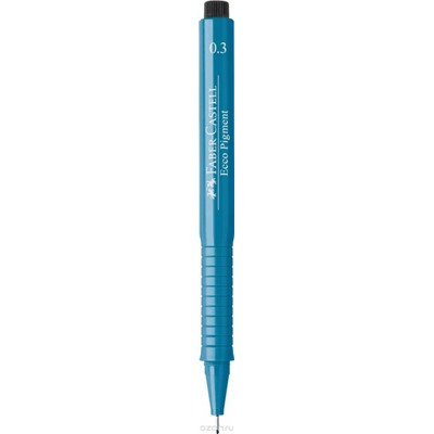 Капиллярные ручки Ecco Pigment, синий, 0,3 мм, в картонной коробке, 10 шт