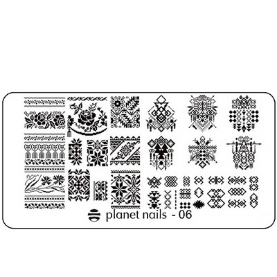 Пластина для Stamping Nail Art  Planet Nails 10898 (06)