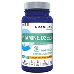 Granions Vitamine D3 2000 UI 30 Comprim?s ? Croquer