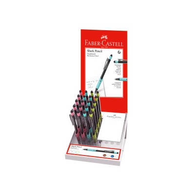 Механический карандаш Акула , набор цветов, 0,7 мм, в дисплее, 20 шт