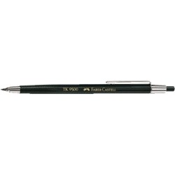 Цанговый карандаш TK 9500, 2мм, твердость HB, в картонной коробке, 10 шт