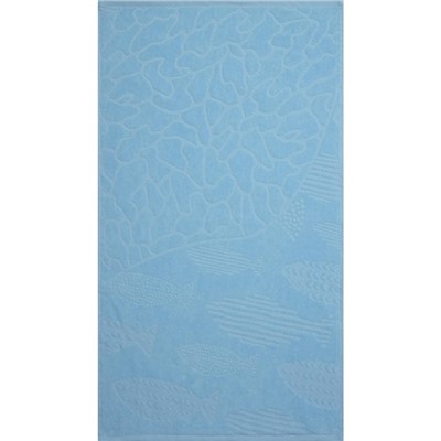 Полотенце махровое Mondo dell'acqua, 50х90 см, цвет голубой