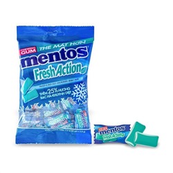 Жевательная резинка Mentos Fresh Action пакет 112гр