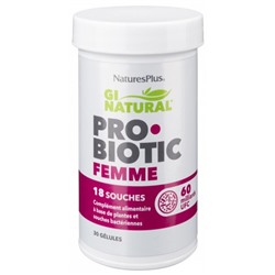 Natures Plus Gi Natural Probiotic Femme 30 G?lules