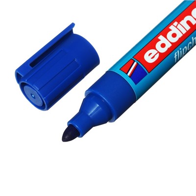 Маркер для флипчарта EDDING (по бумаге) E-380/3, 1.5 - 3.0 мм, синий
