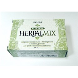 Мыло HerbalMix с глицерином и маслом Дурвади
