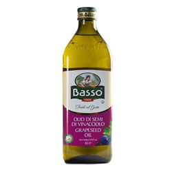 Масло Basso из виноградных косточек рафинированное 1 л