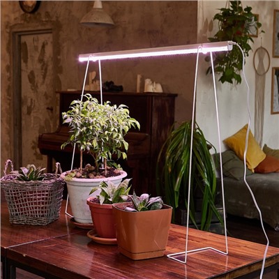 Светильник для растений светодиодный линейный, 872 мм Uniel, 24 Вт, BIO LED, IP40, цвет белый