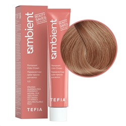 TEFIA Ambient 9.83 Перманентная крем-краска для волос / Очень светлый блондин коричнево-золотистый, 60 мл