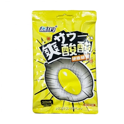 Конфеты со вкусом лимона Sour, Китай, 25 г
