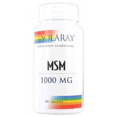 Solaray MSM 1000 mg 60 Capsules