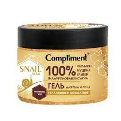 "Compliment" Snail Vital Гель для тела и лица Увлажнение и обновление (400мл).8 /642099/