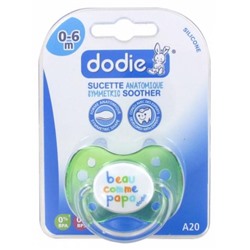 Dodie Sucette Anatomique Silicone 0-6 Mois N°A20